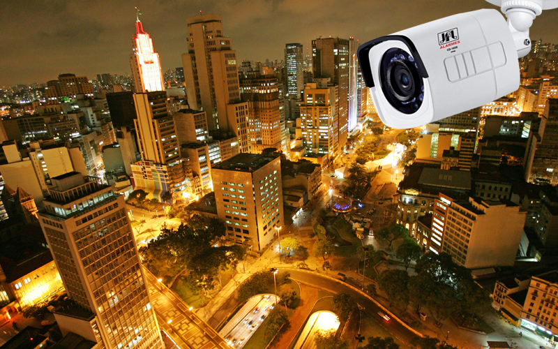 Câmeras de monitoramento instaladas